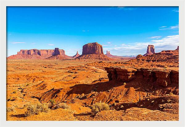 Vast Red Desert Landscape