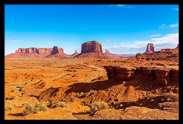 Vast Red Desert Landscape