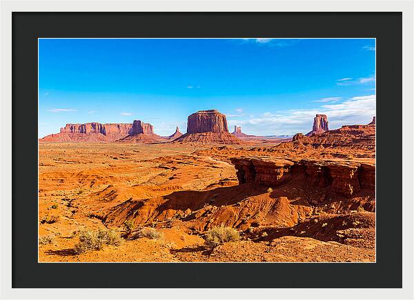 Vast Red Desert Landscape