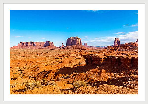 Vast Red Desert Landscape