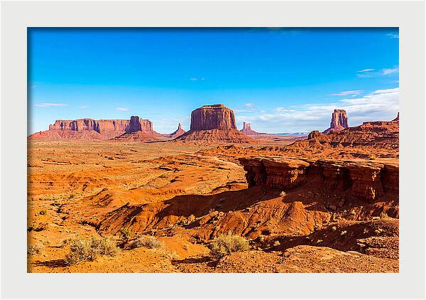 Vast Red Desert Landscape