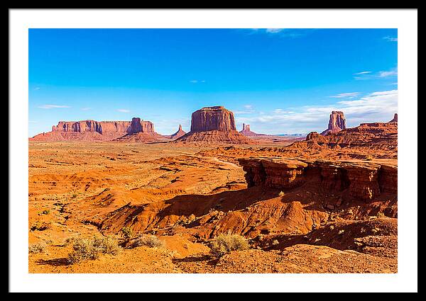 Vast Red Desert Landscape