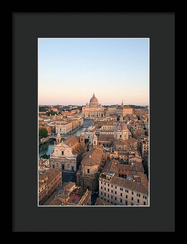 Vatican City Skyline At Dusk
