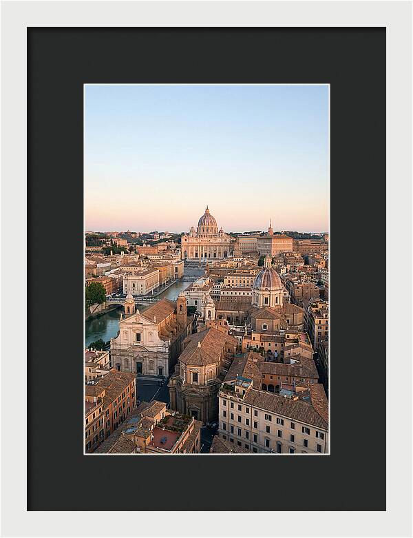 Vatican City Skyline At Dusk