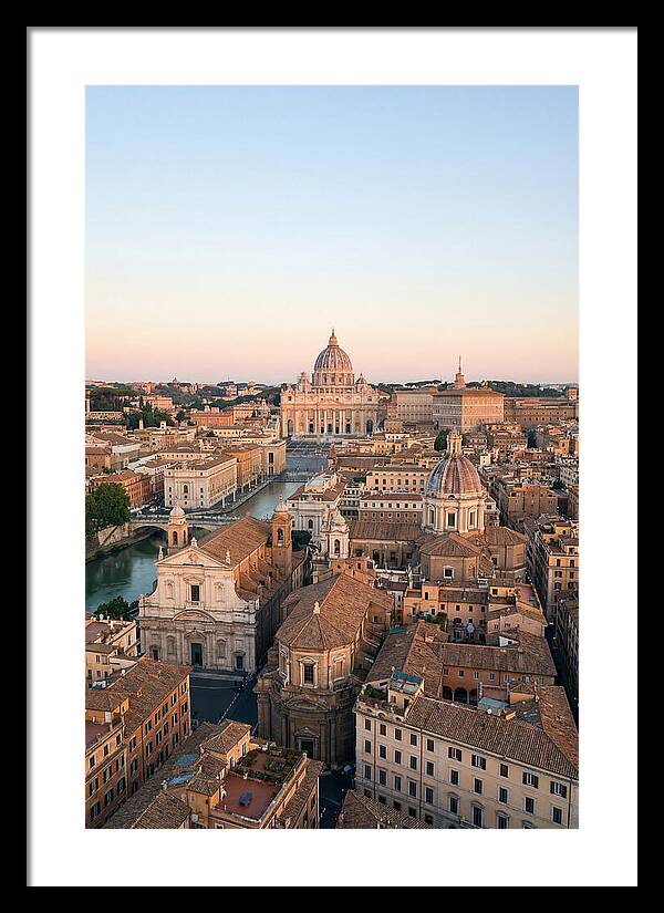 Vatican City Skyline At Dusk