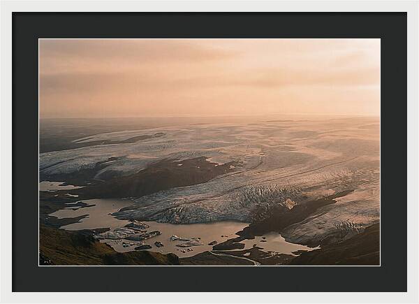 Vatnajkull Ice Expanse At Dusk