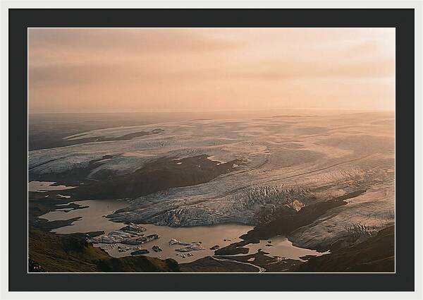 Vatnajkull Ice Expanse At Dusk
