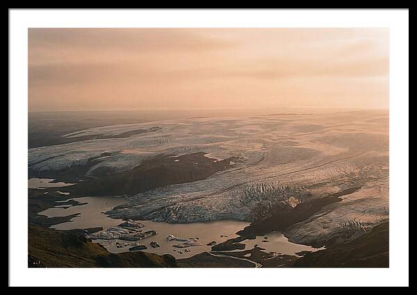 Vatnajkull Ice Expanse At Dusk