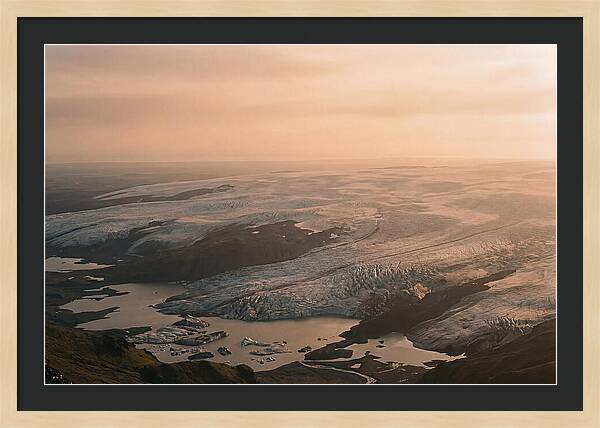 Vatnajkull Ice Expanse At Dusk