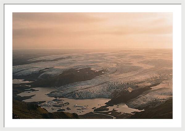 Vatnajkull Ice Expanse At Dusk