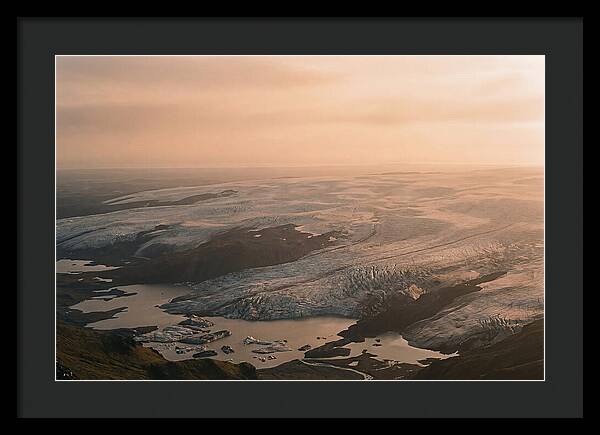 Vatnajkull Ice Expanse At Dusk