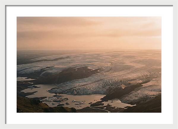 Vatnajkull Ice Expanse At Dusk