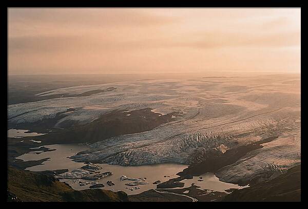 Vatnajkull Ice Expanse At Dusk