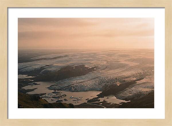 Vatnajkull Ice Expanse At Dusk