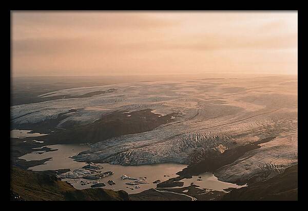 Vatnajkull Ice Expanse At Dusk