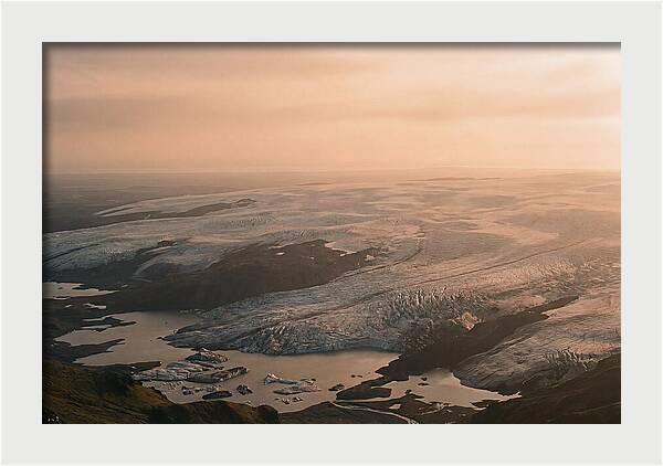 Vatnajkull Ice Expanse At Dusk