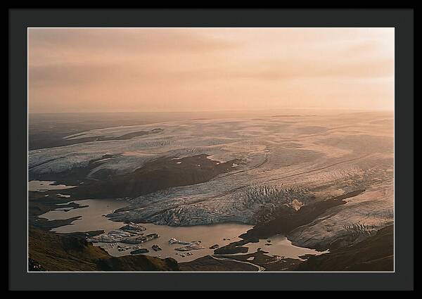 Vatnajkull Ice Expanse At Dusk