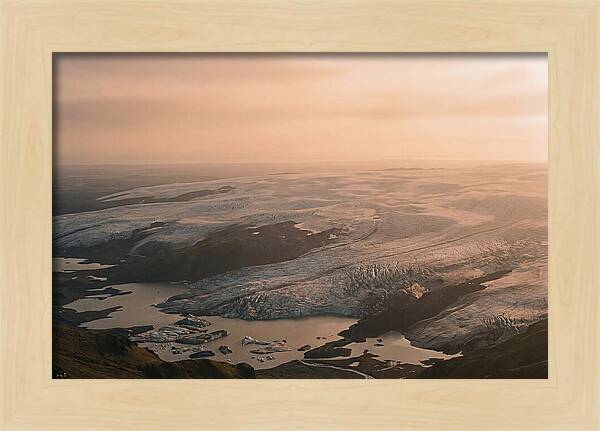 Vatnajkull Ice Expanse At Dusk