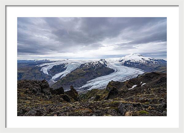 Vatnajokull Glacier From Above