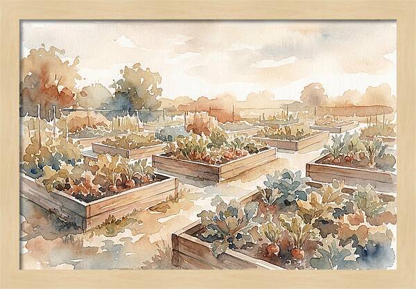 Vegetable Garden Serenity