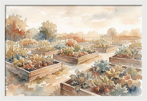 Vegetable Garden Serenity