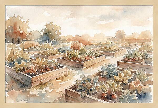 Vegetable Garden Serenity