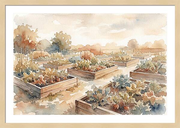 Vegetable Garden Serenity