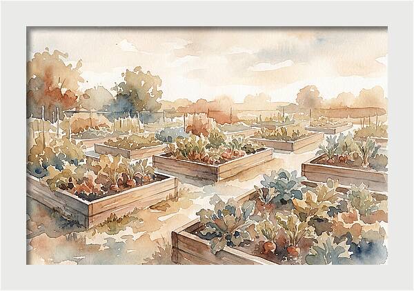 Vegetable Garden Serenity