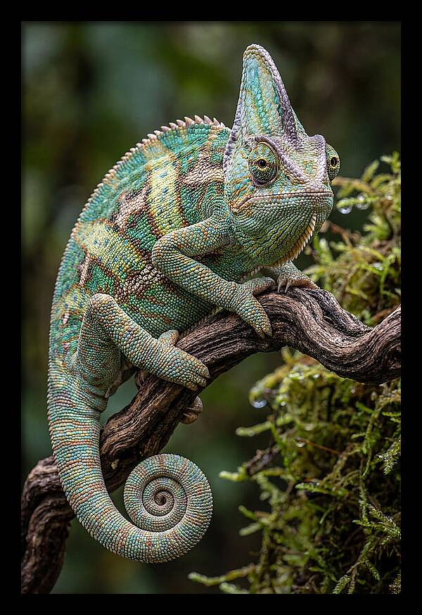 Veiled Chameleon Portrait