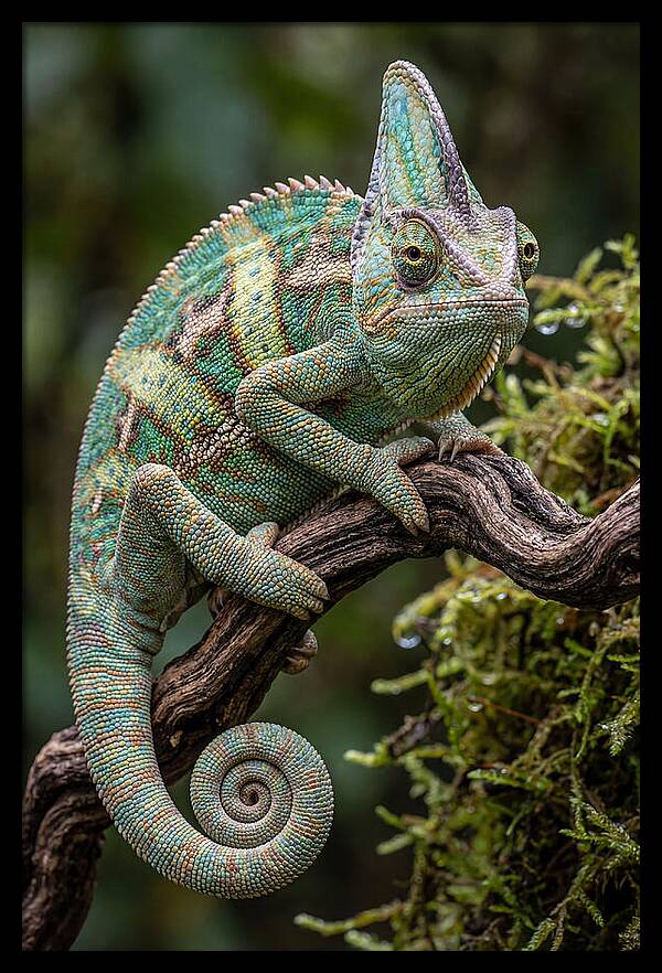 Veiled Chameleon Portrait
