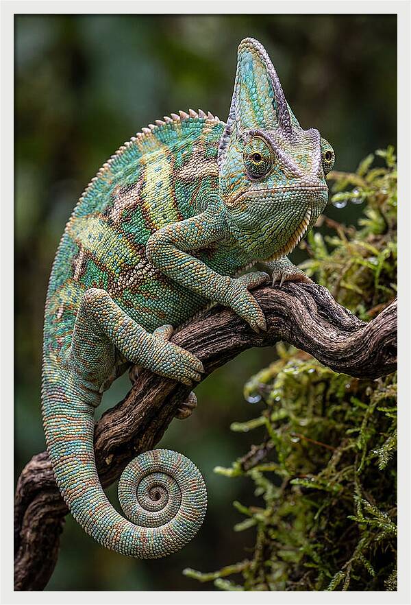Veiled Chameleon Portrait