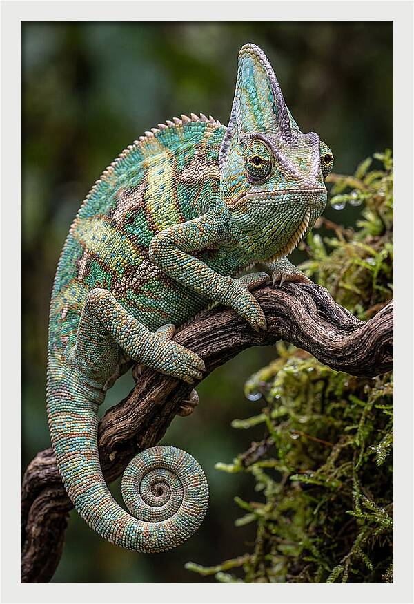 Veiled Chameleon Portrait