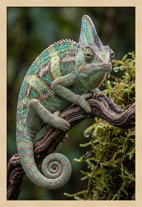 Veiled Chameleon Portrait