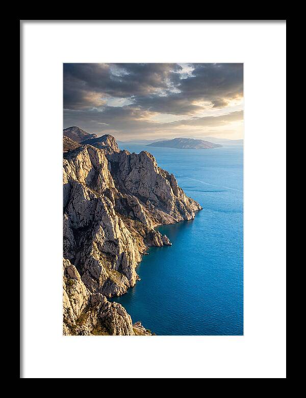 Velebit Mountain Overlooking Adriatic Sea
