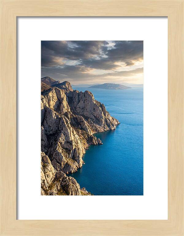 Velebit Mountain Overlooking Adriatic Sea