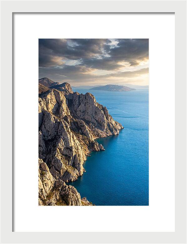 Velebit Mountain Overlooking Adriatic Sea