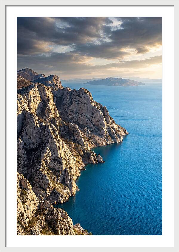 Velebit Mountain Overlooking Adriatic Sea