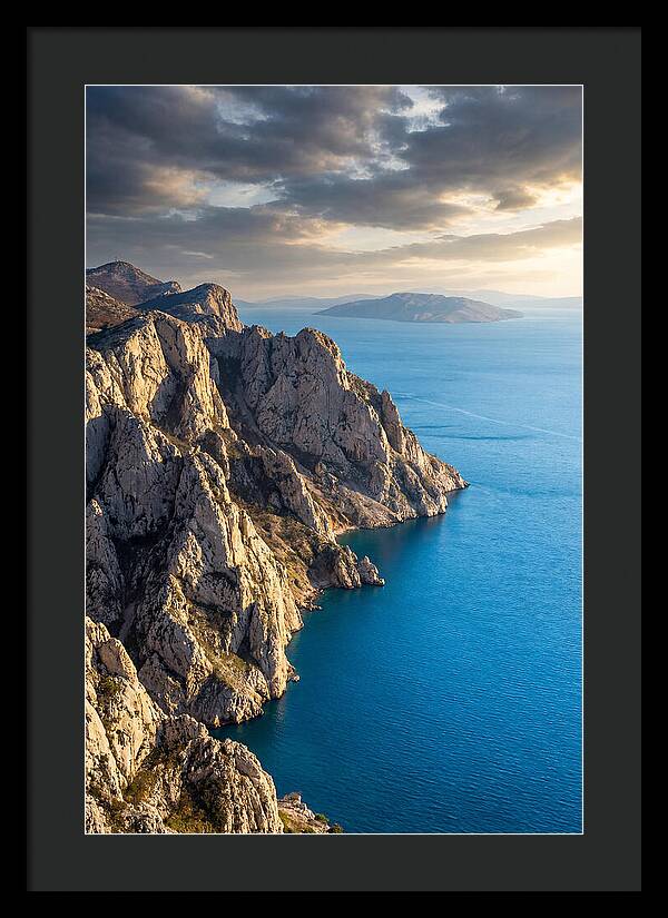Velebit Mountain Overlooking Adriatic Sea