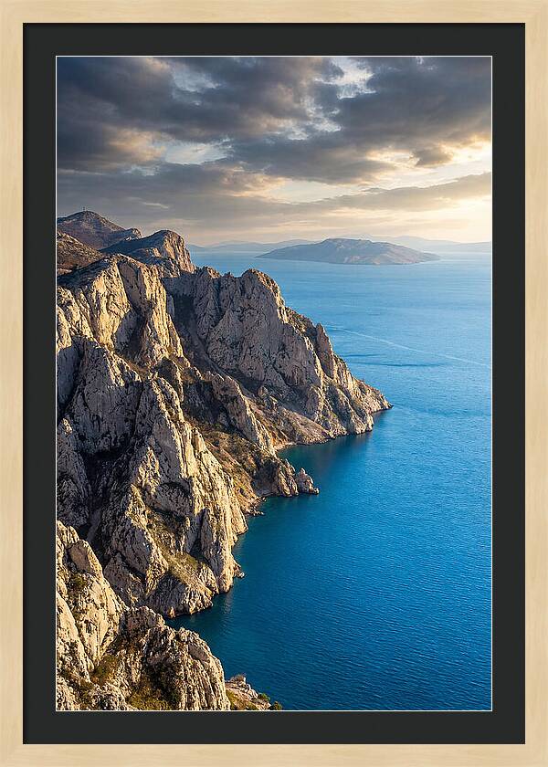 Velebit Mountain Overlooking Adriatic Sea