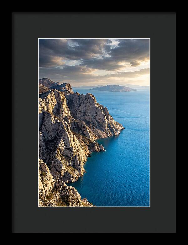Velebit Mountain Overlooking Adriatic Sea