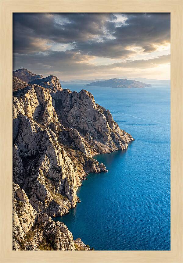 Velebit Mountain Overlooking Adriatic Sea