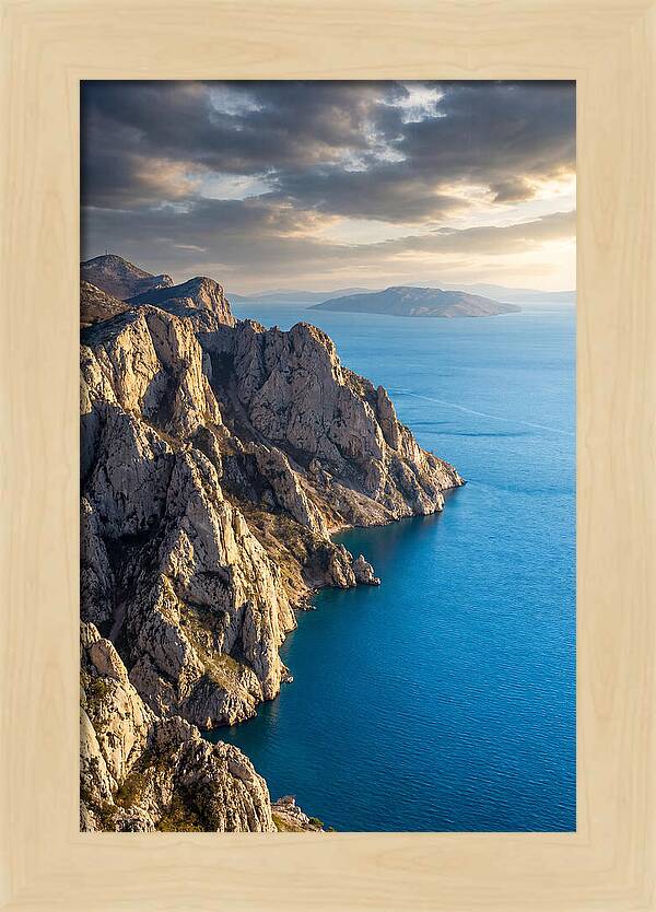 Velebit Mountain Overlooking Adriatic Sea