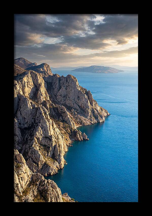 Velebit Mountain Overlooking Adriatic Sea