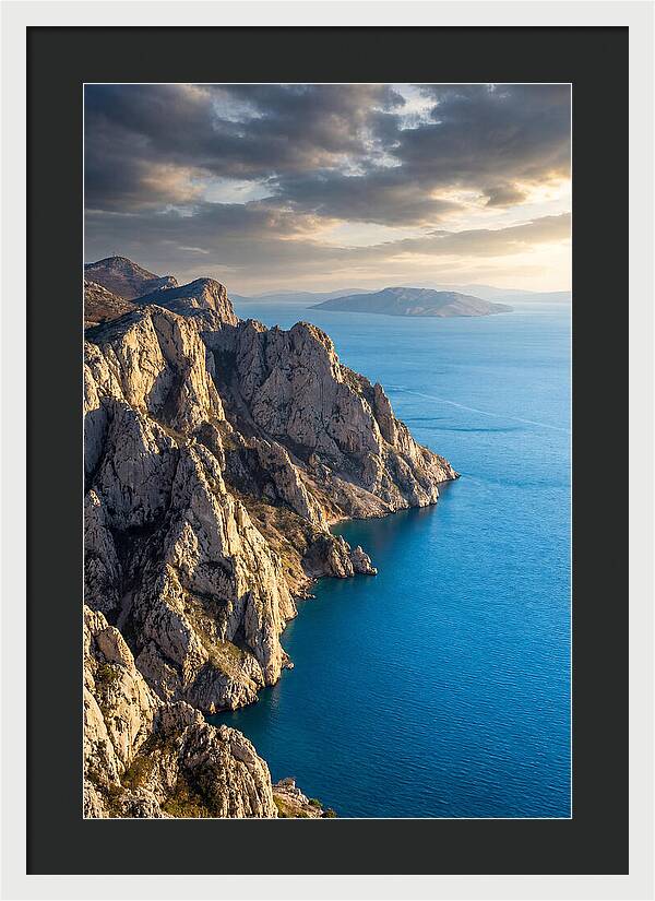Velebit Mountain Overlooking Adriatic Sea