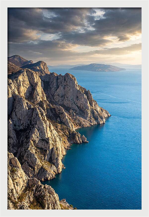 Velebit Mountain Overlooking Adriatic Sea