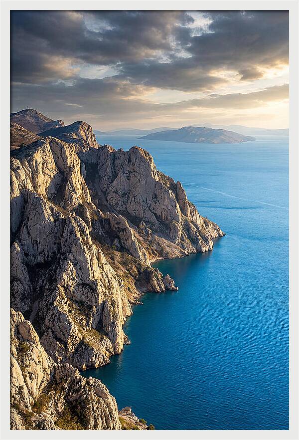 Velebit Mountain Overlooking Adriatic Sea
