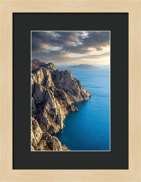 Velebit Mountain Overlooking Adriatic Sea