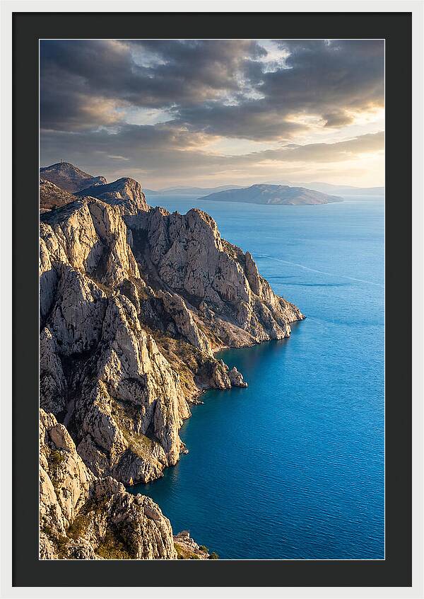 Velebit Mountain Overlooking Adriatic Sea