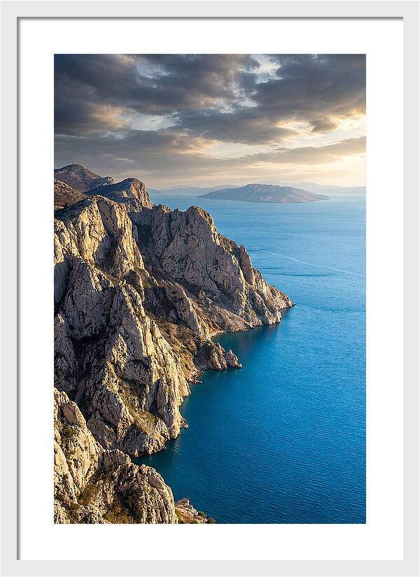 Velebit Mountain Overlooking Adriatic Sea