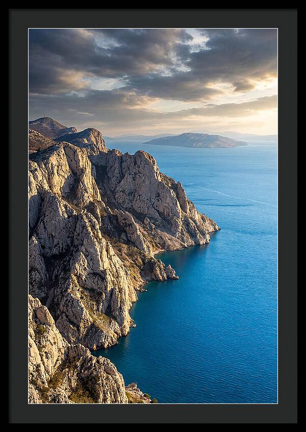 Velebit Mountain Overlooking Adriatic Sea